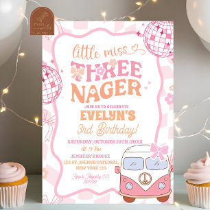 Pastel Retro van Groovy Little Miss Threenager Kaart
