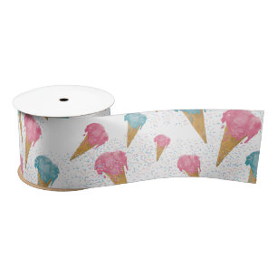 Pastel Retro Waterverf Ice Cream & Sprins Lint