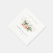 Pastel Roos Floral Bunch Elke ouderdag Servet (Hoek)