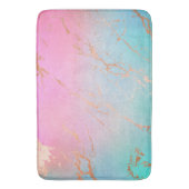 PASTEL ROOS GOLD MARBLE PATTERN BATTERN MAT (Voorkant Verticaal)