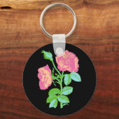 Pastel Roos Sleutelhanger (Voorkant)
