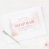 Pastel Rose Aquarelle Étiquette (Enveloppe)