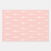 Pastel Rose Avec Feuilles De Papier D'Enveloppemen (Devant)