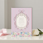 Pastel Rose Bouquet coquette Birthday Kaart