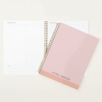 Pastel Rose Colorful Minimaliste Personnalisé 2023