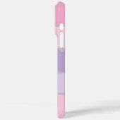 pastel rose et violet iPhone / coque ipad (Verso / Gauche)