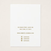 Pastel rose floral Script de police oreille (Dos)