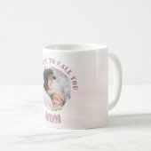 Pastel rose Mug personnalisé pour maman (Devant droit)