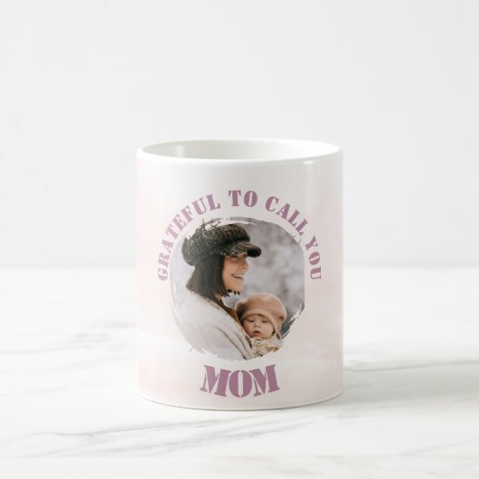 Pastel rose Mug personnalisé pour maman (Centre)