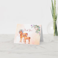 Pastel roze baby paard met moederbaby shower