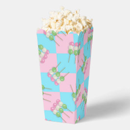 Pastel Roze Blauw Geruit Dango Favoriete Doos Bedankdoosjes