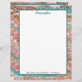 pastel roze blauw glitter gepersonaliseerd (Voorkant / Achterkant)