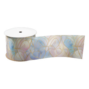 Pastel Roze Blauw Lint