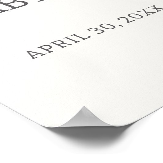 Pastel Roze Blauwe Lente Baby in Bloom Baby shower Poster (Hoek)