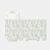 Pastel Roze Bloem Bruids- Bedankdoosjes (Uitgevouwen)