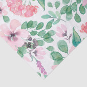 Pastel roze bloem tissuepapier (Detail)