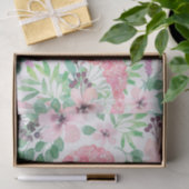 Pastel roze bloem tissuepapier (Geschenk)