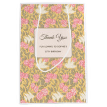 Pastel Roze Bloemenduil Patroon Gift- en Favoriete