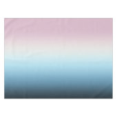 Pastel Roze & Blue Gradient Indigo Roos Ombre Tafelkleed (Voorkant (Horizontaal))