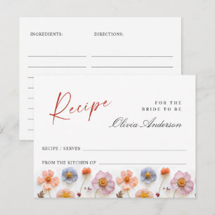 Pastel Roze Bruidsmeisjes Bruiloftsreceptkaart Briefkaart