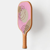 Pastel Roze Carbon Fiber Pickleball Paddle (Links)