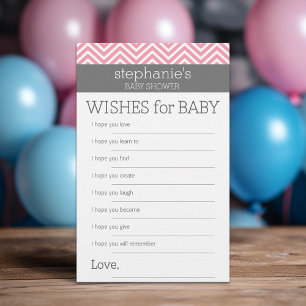 Pastel Roze Chevrons-Baby - Vertoningsspel