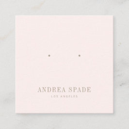Pastel Roze Classic Sieraden Display Vierkante Kaa Visitekaartje