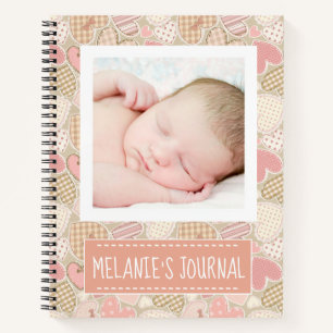 Pastel Roze Craft Heft Aangepaste Baby Foto Notitieboek