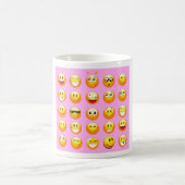 pastel roze emoji koffiemok (Center)