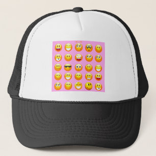 pastel roze emoji trucker pet