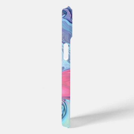 Pastel Roze en Blauwe Zwervel | ABSTRACT Case-Mate iPhone Case (Achterkant / Rechts)