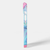 Pastel Roze en Blauwe Zwervel | ABSTRACT Case-Mate iPhone Case (Achterkant / Links)