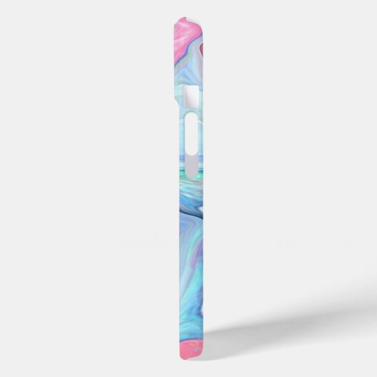 Pastel Roze en Blauwe Zwervel | ABSTRACT Case-Mate iPhone Case (Achterkant / Links)