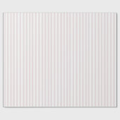 Pastel Roze Gestreept Cadeaupapier (Vlak)