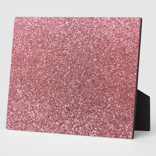 Pastel roze glitter fotoplaat (Zijkant)