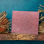 Pastel roze glitter fotoplaat (Zijkant)