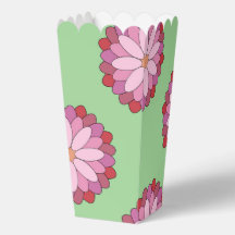 Pastel Roze Groen Aziatisch Medaillon Bloemen