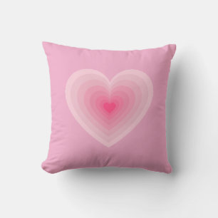 Pastel Roze Hart Design – Modern Love Symbool Kussen