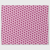 Pastel roze harten eenvoudig minimaal cadeaupapier (Vlak)