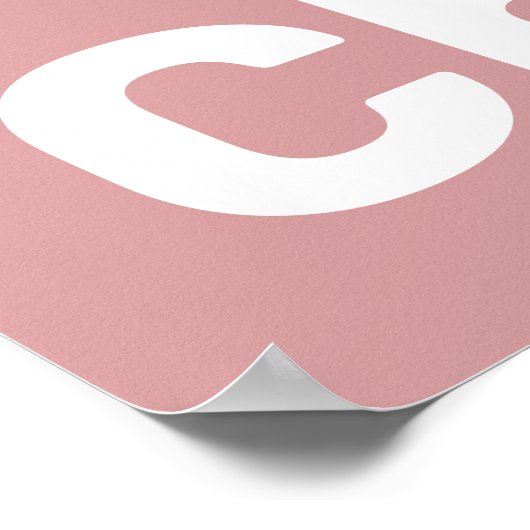 Pastel Roze Kersen Keuken Muur Hanging Poster (Hoek)