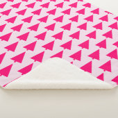 Pastel Roze Kerstboom Sherpa Deken (3/4)