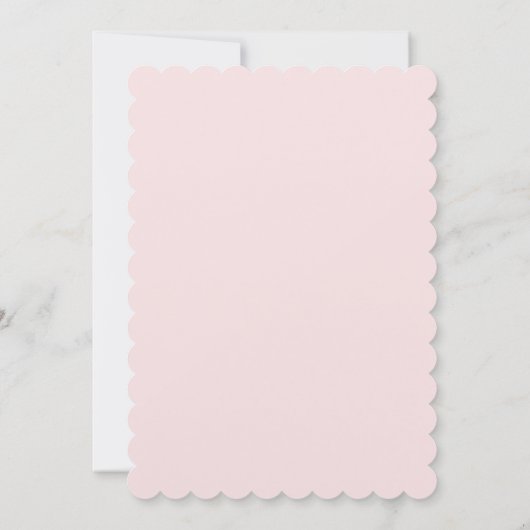 Pastel roze kleine eend Baby shower Kaart (Achterkant)