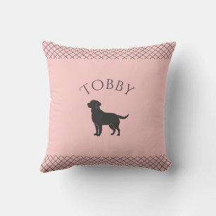 Pastel Roze Labrador Retriever Op Maat Gemaakt Kussen