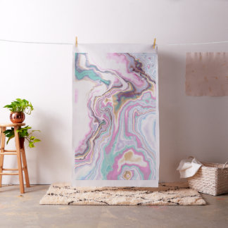 Pastel Roze Marmer Sereniteit Stof