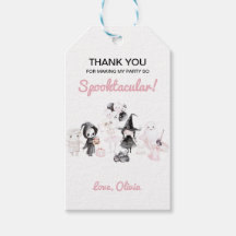 Pastel roze meisje Halloween verjaardag