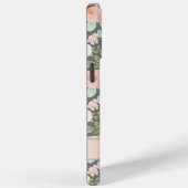  Pastel Roze & Munt Bloemen Chic Met Naam Case-Mate iPhone Case (Achterkant / Rechts)
