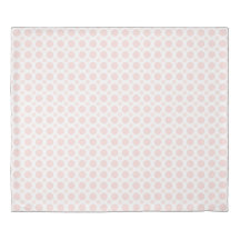 Pastel Roze pokadop Licht Blush Roze en Wit