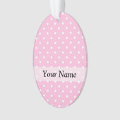 Pastel roze pokkenpatroon ornament (voorkant)