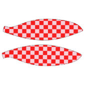 Pastel Roze Rood Geruit Checkerboard Basketbal (Panelen)