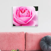 Pastel Roze Rose Canvas Print (Insitu (Woonkamer))